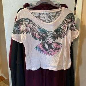 Girls tshirt with eagle on front